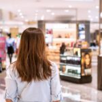 young women at store